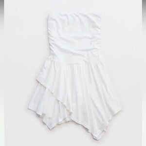 Aerie Strapless Handkerchief Mini Dress, Size XS